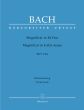 Bach Magnificat Es-dur BWV 243A Klavierauszug (lat.) (Erst Fassung) (Alfred Durr)