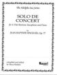 Singelee Solo de Concert No.2 Op.77 Baritone Saxophone and Piano