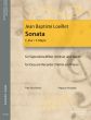 Loeillet Sonate C dur Sopranblockflote[Violine] und Klavier (Herausgegeben von Fritz Koschinsky)
