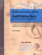 Mozart 12 kleine Duos KV 487 2 Flutes or Flute and Violin (Playing Score) (edited by Frank Nagel)