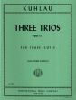 Kuhlau 3 Trios Op. 13 3 Flutes (Parts) (edited by J.P.Rampal)