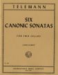 Telemann 6 Canonic Sonatas 2 Violoncellos (Janos Starker)