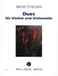 Entezami Duos Violine und Violoncello (Spielpartitur)