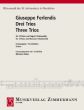 Ferlendis 3 Trios 2 Floten-Fagott [Violoncello] (Part./Stimmen) (Erstausgabe Urtext Nikolaus Delius)