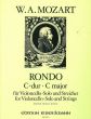 MozaRT Rondo C-dur KV 373 Violoncello solo and String Quartet (Score/Parts) (arr. Werner Thomas-Mifune)