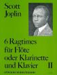 Joplin 6 Ragtimes Vol.2 fur Flote und Klavier (Hans-Dieter Forster)