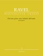 Ravel Pavane pour une infante defunte Piano solo