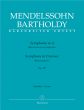 Mendelssohn Symphony No.5 d-minor Op.107 (Reformation) MWV N.15 Full Score (edited by Chr.Hogwood) (Barenreiter-Urtext)