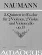 Naumann Quintet No.2 E-flat major Op. 13 2 Vi.- 2 Va.- Vc. (Score/Parts) (edited by B.Pauler)