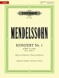 Mendelssohn Concerto No. 1 G-major Op. 25 Piano and Orchestra (red. for 2 Piano's) (edited by Klaus Burmeister)