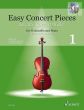 Easy Concert Pieces Vol.1 for Violoncello and Piano)
