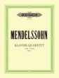 Mendelssohn Klavierquartett c-moll Op. 1 (Part./Stimmen) (Carl Hermann)