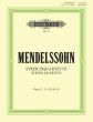 Mendelssohn Streichquartette Stimmen (Op.12 - 13 - 44 - 80 - 81)