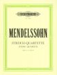 Mendelssohn Streichquartette Vol.1 Op. 12 - 13 - 80 - 81 Stimmen