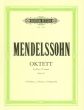 Mendelssohn Octet Op.20 4 Violins- 2 Violas- 2 Violoncellos (Parts) (Peters)