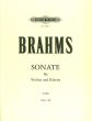 Brahms Sonata D Minor Op.108 Violin-Piano (Edited by Carl Flesch and Artur Schnabel)