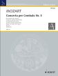Mozart Konzert Es-dur KV 107 No.3 (nach Klaviersonaten J.Chr.Bach) fur Cembalo, 2 Violinen und Bass[Cello] Partitur und Stimmen (edited by Heinrich Wollheim)