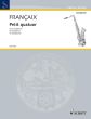 Francaix Petit Quatuor 4 Saxophonen (SATB) (1935) (Stimmen)