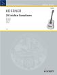 Kuffner 25 Leichte Sonatinen Opus 80 Gitarre (Walter Götze)