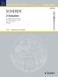 Scherer 2 Sonatas Op.1 and Op.2 3 Treble Recorders (or Violins) (Playing Score) (edited by Franz Julius Giesbert)