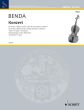 Benda Concerto F-major Viola-Strings-Horns ad lib.-Harpsichord (piano red.) (May)