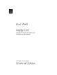 Weill Happy End Klavierauszug (Comedy with Music)