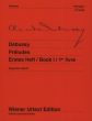 Debussy Preludes Vol.1 fur Klavier (Stegemann-Beroff) (Wiener-Urtext)