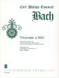 Bach Triosonate a-moll WQ 148 Flöte-Violine[Ob.]-Bc) (Part./Stimmen) (Kurt Walther)