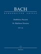 Bach Matthaus Passion BWV 244 Soli-Choir-Orchestra Study Score (edited by Alfred Dürr and Max Schneider) (Urtext der Neuen Bach-Ausgabe)