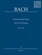 Bach Die Kunst der Fugue BWV 1080 Study Score (edited by Charlotte Hampe and Hermann Diener) (Barenreiter-Urtext)