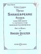 3 Shakespeare Songs Op.6