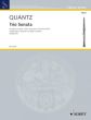 Quantz Triosonata G-major Oboe {Flute/Violin)-Cello (Bassoon) and Bc (Score/Parts) (Walter Bergmann)