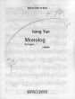 Yun Monolog (1983/84) Fagott solo