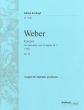Weber Konzert No.1 Op.73 (J.114) f-moll Klarinette-Klavier (Hauswald)