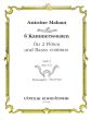 Mahaut 6 Kammersonaten Vol. 2 No. 4 - 6 2 Flöten und Bc