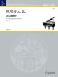 Korngold 3 Lieder opus 22 (Hohe Stimme)