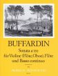 Buffardin Triosonate A-dur Violine oder Flöte / Oboe, Flöte (Violine) und Bc (Part./Stimmen) (Weizierl-Wachter)