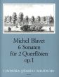 Blavet 6 Sonaten Op.1 fur 2 Floten (Playing Score) (edited by Bernhard Pauler)