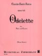 Saint-Saens Odelette Opus 162 Flöte und Klavier (Werner Richter)