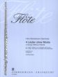 Mendelssohn 4 Lieder ohne Worte 2 Floten-Altflote-Bassflote oder Violoncello (Part./Stimmen) (transcr. Gottfried Stein)