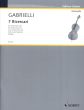 Gabrielli 7 Ricercari (incl. Faksimile) for Violoncello Solo (edited by Julius Berger) (interm.)