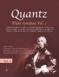 Quantz Sonatas Vol.1 (Rachel Brown) (Flute-Bc) (Urtext Edition with Facsimile of Original Manuscript Realization Figured Bass Terence Charlston)