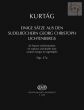 Einige Satze aus den Sudelbuchern Georg Christoph Lichtenbergs Op.37a