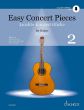 Easy Concert Pieces Vol. 2 Guitar (Book with Audio online) (edited by Peter Ansorge-Bruno Szordikowski and Martin Hegel)