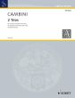 Cambini 2 Trios 2 Flutes or Violins and Viola (Parts) (Karlheinz Schultz-Hauser)