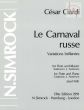 Le Carnaval Russe Flute and Orchestra piano reduction (Variations Brillantes)