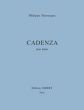 Boesmans Cadenza pour Piano seul