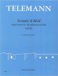 Telemann Sonate d moll 5 Blockfloten (SATTB) Ed. Ulrich Herrmann Partitur/Stimmen