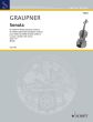 Sonata g-minor GWV 711 Violin [Flute]-Bc