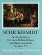 Schickhardt Sechs Sonaten Vol.1 No.1-3 2 Treble Rec.-Bc